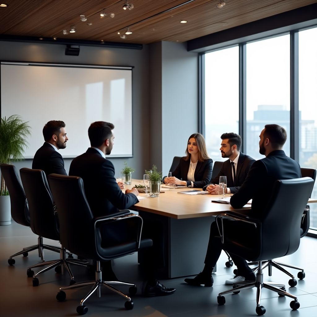 Equipo de KPMG en reunión estratégica